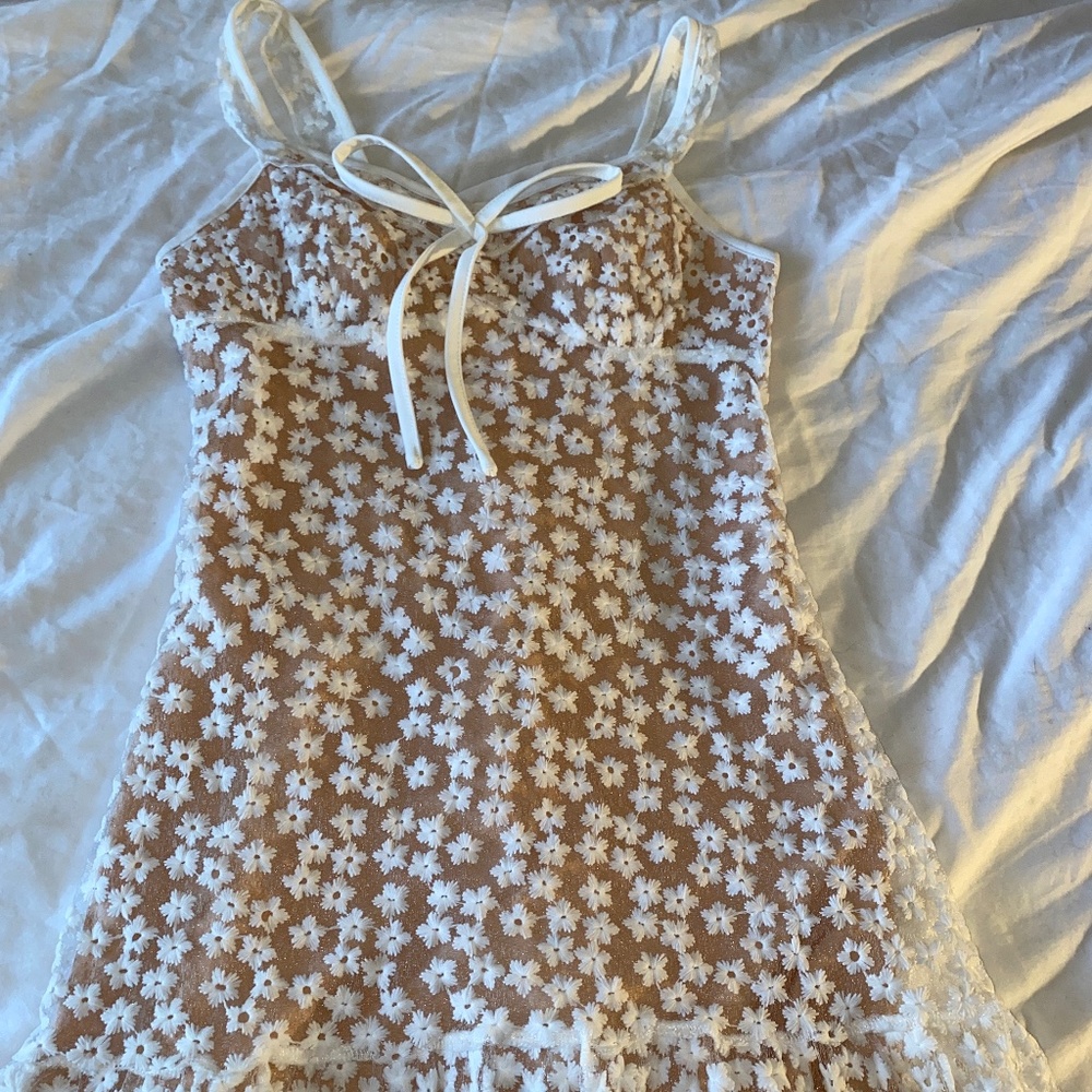 Ruffled Hem Cami Dress
